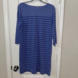 Vineyard Vines Blue Striped Women's Dress